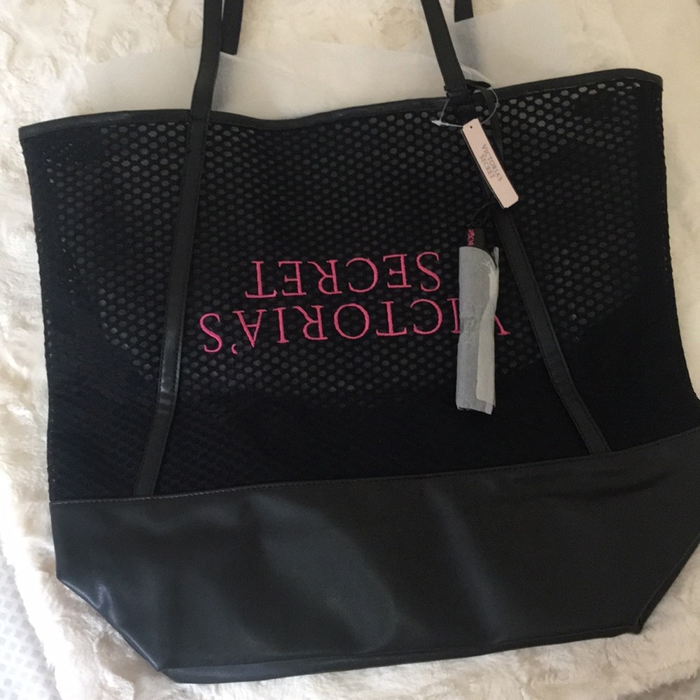 Black mesh VS tote bag